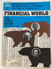 Financial World Magazine Vtg 1973 Rare Ads Bears Zweig Weeden Snuff Dymo Trane picture
