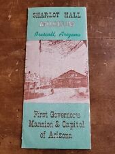 Sharlot Hall Museum-1st Governor's Mansion-Prescott AZ Vintage 1960's Brochure picture