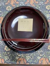 Wajima-Nuri Confectionery Bowl Chopsticks Shioyasu picture