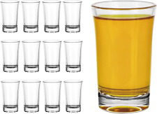 Clear Shot Glasses - Set of 12-1.5 Ounce - Heavy Base round Shooter Glass Set picture