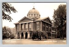 Munising MI-Michigan, RPPC Court House, Real Photo Vintage Postcard picture