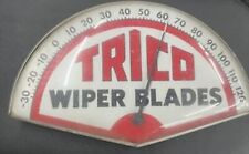 Vintage Trico Wiper Blades Thermometer Sign Working Temp picture