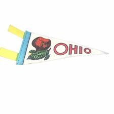 Vintage Ohio Buckeye State 8.5  Inch Banner picture