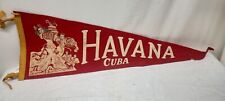 Vintage HAVANA CUBA Felt Pennant BANNER  picture