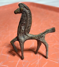 Ancient Greek Etruscan Bronze Trojan Horse Figure Vintage 4