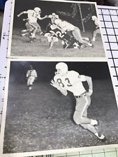 Football Photographs High school Grand Prairie TX Gophers Vintage 2 8x10s 1960s picture