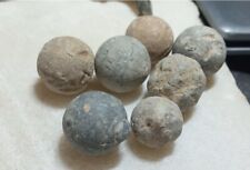 REAL Spanish 1700s Musket Lead bullets Colonial Era Artifact Old Antique picture