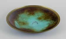 Just Andersen, large Art Deco bowl in alloyed bronze. 1930/40s. picture