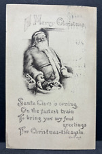 Postcard Illustrated Santa Claus  Artist Signed K. Leone Wood 1910 picture