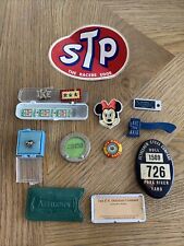 Lot Of 11 Vintage Collectible Souvenirs Includes A Nice Minnie Pin, STP, IKE, & picture