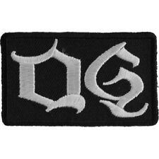 Patch (Iron-On), OG Original Gangsta Old School Mexican Latino Font, 2.5