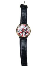 1990's Vintage Rare DISNEY Mickey Mouse Wrist Watch Rare Original Band picture