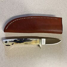 NEW John Bartlow Knife Custom Made Dunn’s Exclusive With Leather Sheath picture