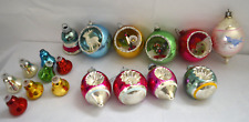 Vintage Glass Christams Ornament Lot of 18 picture