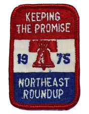 1975 Keeping The Promise Northeast Roundup Boy Scout Patch Liberty Bell BSA picture