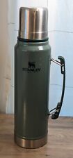 Stanley Green Vacuum Thermos 1.1 Quart 2019 Includes Thermos Stopper Cup Tested picture