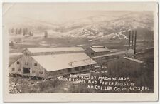 1909 Hilt CA Northern California Lumber Company Factory Siskiyou RPPC Postcard picture