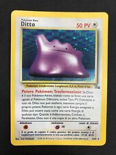 Pokemon Ditto 3/62 Fossil Rare Holo Unlimited Wizards ITA Vintage Card picture