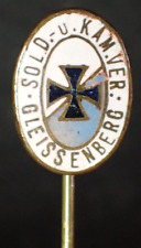 WWI Imperial German Army Stickpin Medal Mini Soldaten & Kampfer Giessenburg 1918 picture