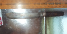 Lg Antique 19th c Butcher Knife 4-pin Civil War fur trade era US Navy picture