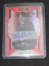 2022 UD Marvel Allure Hayley Atwell as Peggy Carter Red Rainbow Auto RARE #131 picture