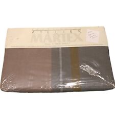 Vintage Perry Ellis Atelier Full Size Fitted Sheet Sutton Square NEW IN PACKAGE picture