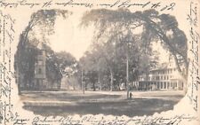 SHARON, CT ~ CLOCK TOWER & SHARON INN, REAL PHOTO PRIVATE MAILING PC, used 1904 picture