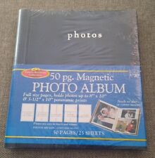 Vintage Magnetic Photo Album Family Heirloom Collection 50 Page 25 Sheets New picture