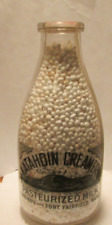 vintage pyro qt milk bottle Katahdin Creamery Caribou & Fort Fairfield,Maine mts picture