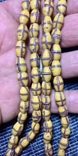 Rare Antique Venetian Yellow French Cross Beads, African Trade picture