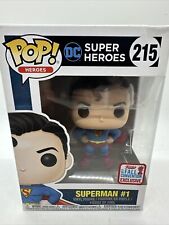 Funko Pop DC Comics — Superman #1 215 (NYCC 2017 Shared Exclusive) Damaged Box picture