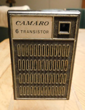 Vintage Camaro 6 Transistor Radio. Nice Tested Works. picture