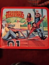 Vintage Dukes Of Hazzard Metal Lunch Box With Thermos And Original Tag picture