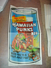 1974 Topps Wacky Packages Small 2nd Print Poster #19 Hawaiian Punks Sharp New picture