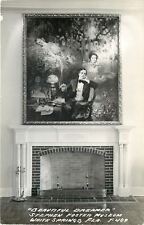 White Springs Florida~Beautiful Dreamer~Stephen Foster Museum~Fireplace~RPPC picture