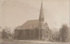 RPPC Postcard Congregational Church Fergus Falls MN  picture