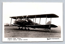 RPPC RAF Handley Page Hinaidi Biplane Bomber FLIGHT Photograph Postcard picture