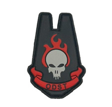 ODST Hola Red/Blk Tactical Patch [3.5 inch - 3D PVC-Hook Fastener Backing - HT9] picture