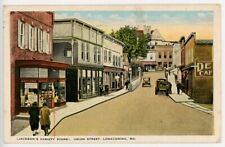 1929 Jackson's Variety Store, Union St, Lonaconing MD Postcard picture