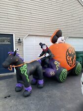 Gemmy Halloween Inflatable 12ft long Carriage picture