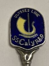 Ulysses Line SS Calypso Vintage Souvenir Spoon Collectible picture
