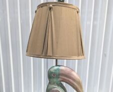 VTG Table Lamp Shade Button Decor Coastal House Nautical Royal Classic Elegant picture