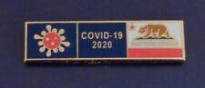 COVID-19 California State Flag 2020 Uniform GOLD Award Bar police fire EMS picture