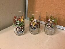 Vintage 1981 McDonalds The Great Muppet Caper Collector Glasses Set of 3 picture