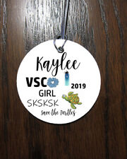VSCO Girl  Christmas Ornament  2021 custom personalized save the turtles picture