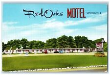 c1960's View Of Red Oaks Motel Plymouth Massachusetts MA Vintage Postcard picture