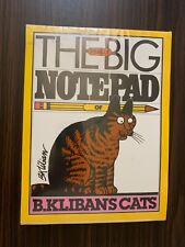 Rare Sealed Vintage The Really Big Notepad Of B. Kliban Cats 256 Sheets Workman picture