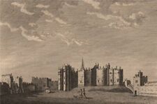 ALNWICK CASTLE, in Northumberland Plate 2. GROSE 1776 old antique print picture