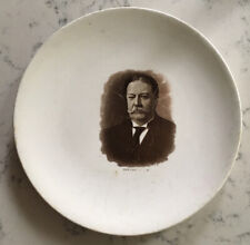 ANTIQUE WILLIAM HOWARD TAFT OUR CHOICE 1908 TRANSFER CAMPAIGN POLITICAL PLATE picture