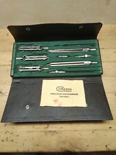 Vintage Drafting Technical Drawing Instruments Compass Set German picture